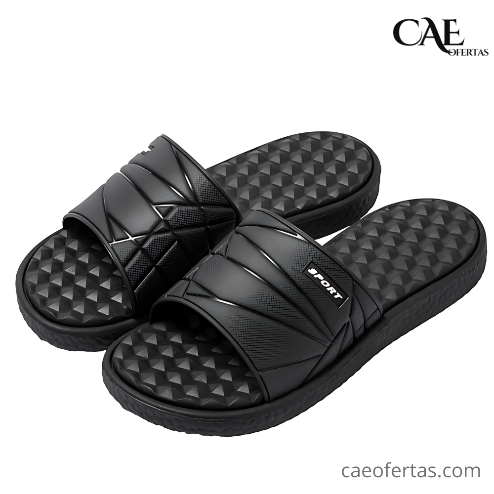 Chinelo Masculino Leve, Antiderrapante, Design Fundo Grosso em Plataforma Fofa - Sinta o Conforto !