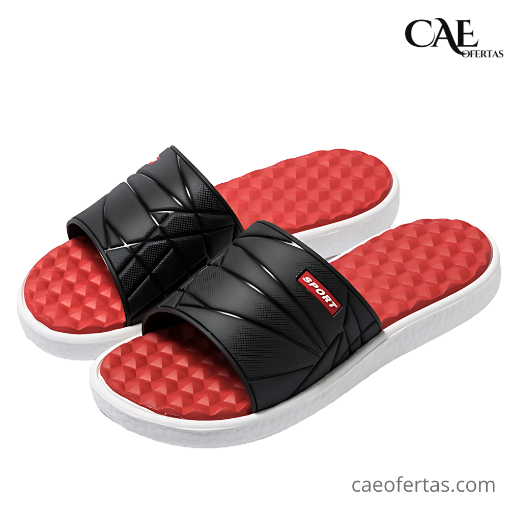 Chinelo Masculino Leve, Antiderrapante, Design Fundo Grosso em Plataforma Fofa - Sinta o Conforto !