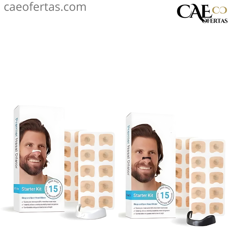 Dilatador Nasal - Respire melhor, treine melhor, durma melhor! Viva melhor !!