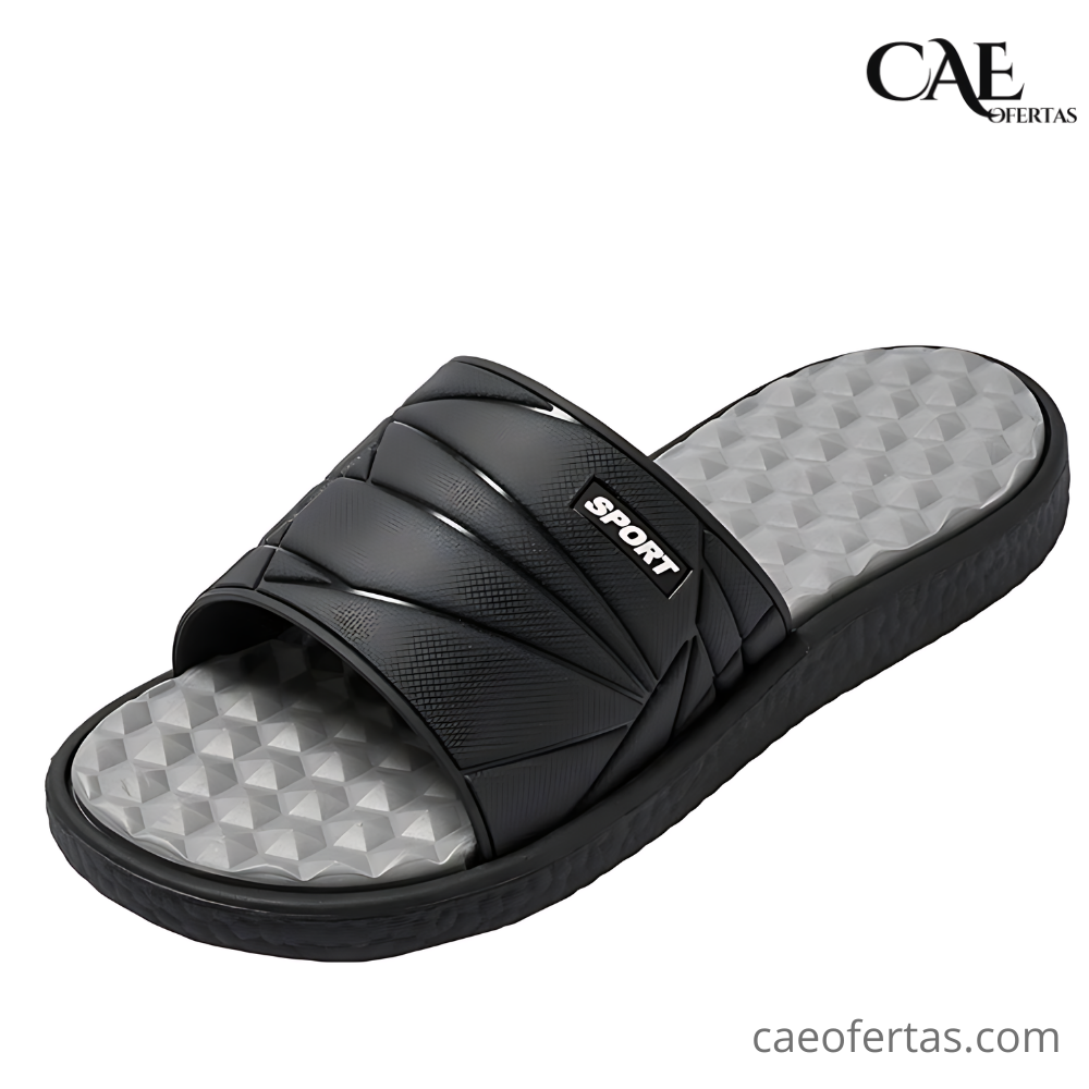 Chinelo Masculino Leve, Antiderrapante, Design Fundo Grosso em Plataforma Fofa - Sinta o Conforto !
