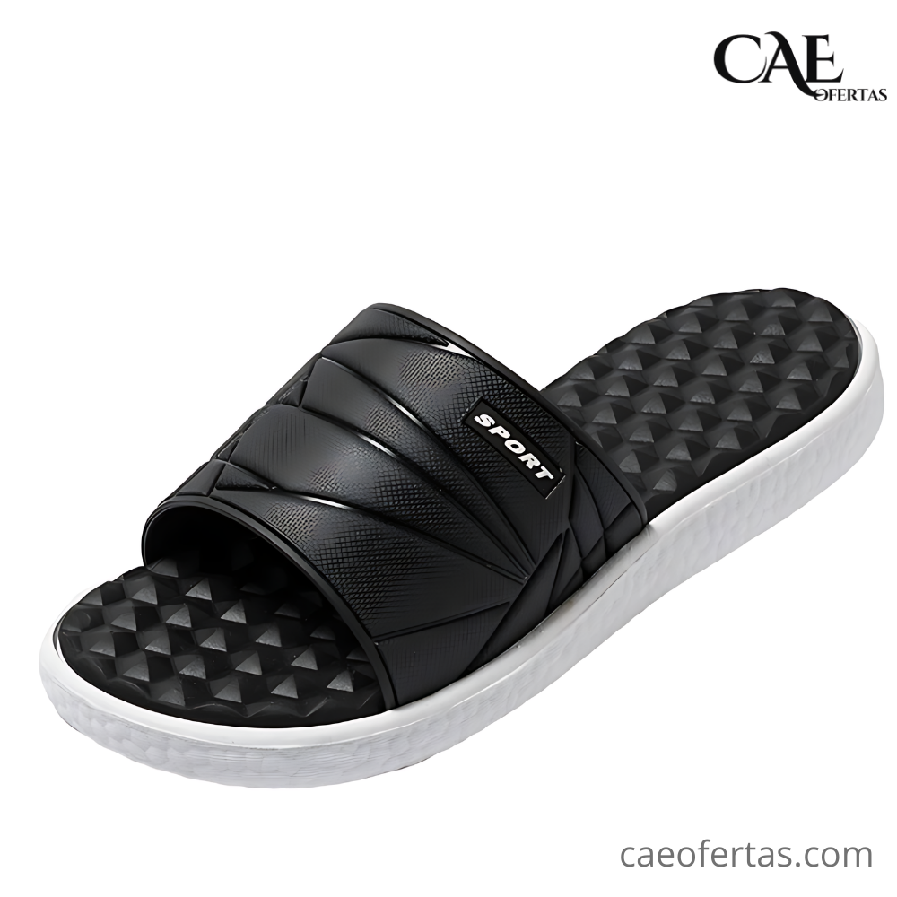 Chinelo Masculino Leve, Antiderrapante, Design Fundo Grosso em Plataforma Fofa - Sinta o Conforto !