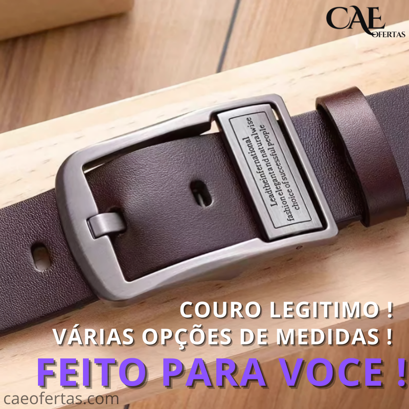 Cinto de Couro Masculino - Use onde quiser !