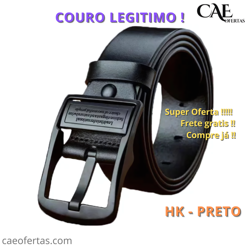 Cinto de Couro Masculino - Use onde quiser !