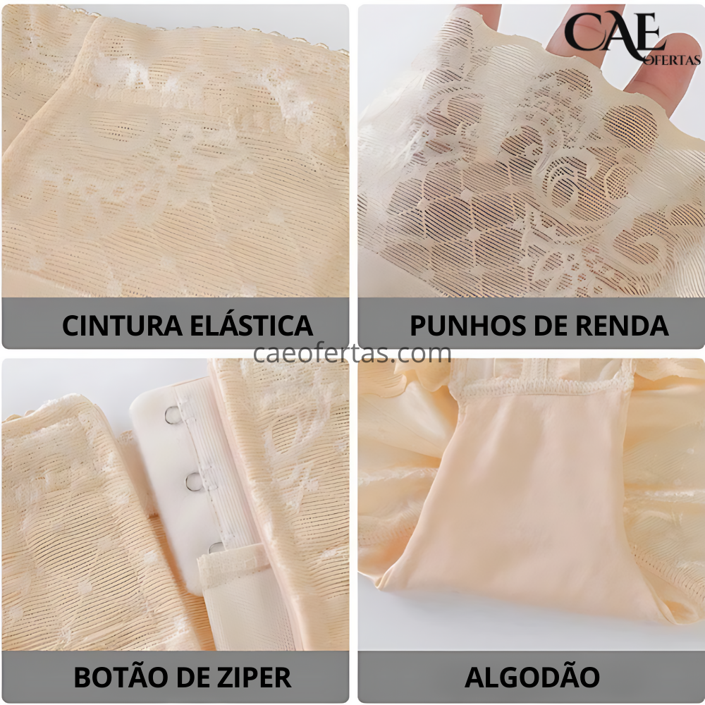 Modelador corporal de cintura alta, levantador de bumbum, zíper oculto, calças de barriga, sem costura, modelador de cintura, calças finas modeladoras de corpo para mulheres - Recuse a Insatisfação !