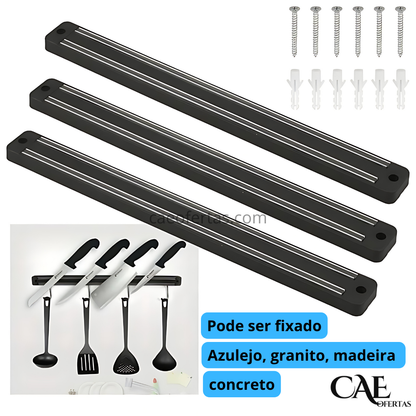 Suporte magnético para facas, utensílios e ferramentas - Facilite sua vida !!