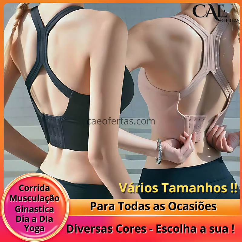 Sutiã Feminino. Top Fitness, super confortável e ajustável - Tenha conforto e segurança em todos os momentos !