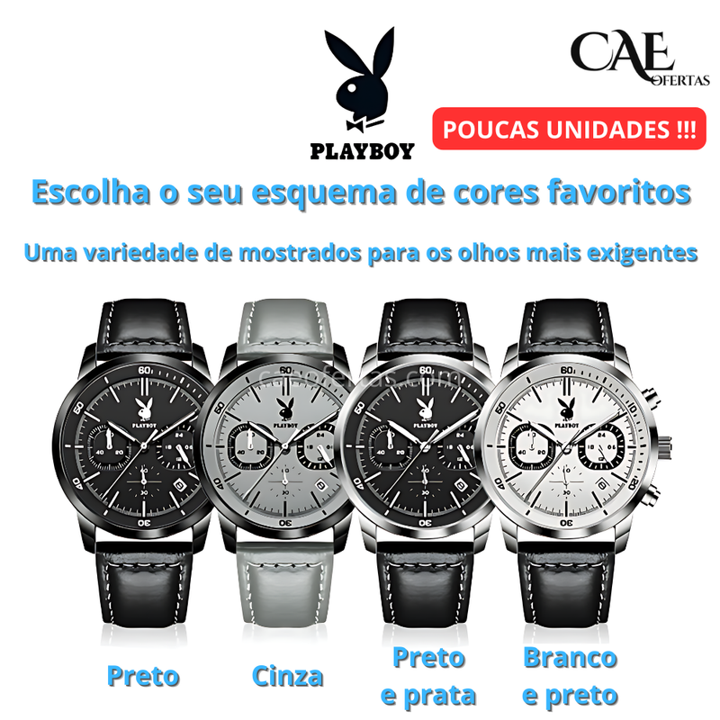 Relógio Playboy - Estilo e sofisticação !