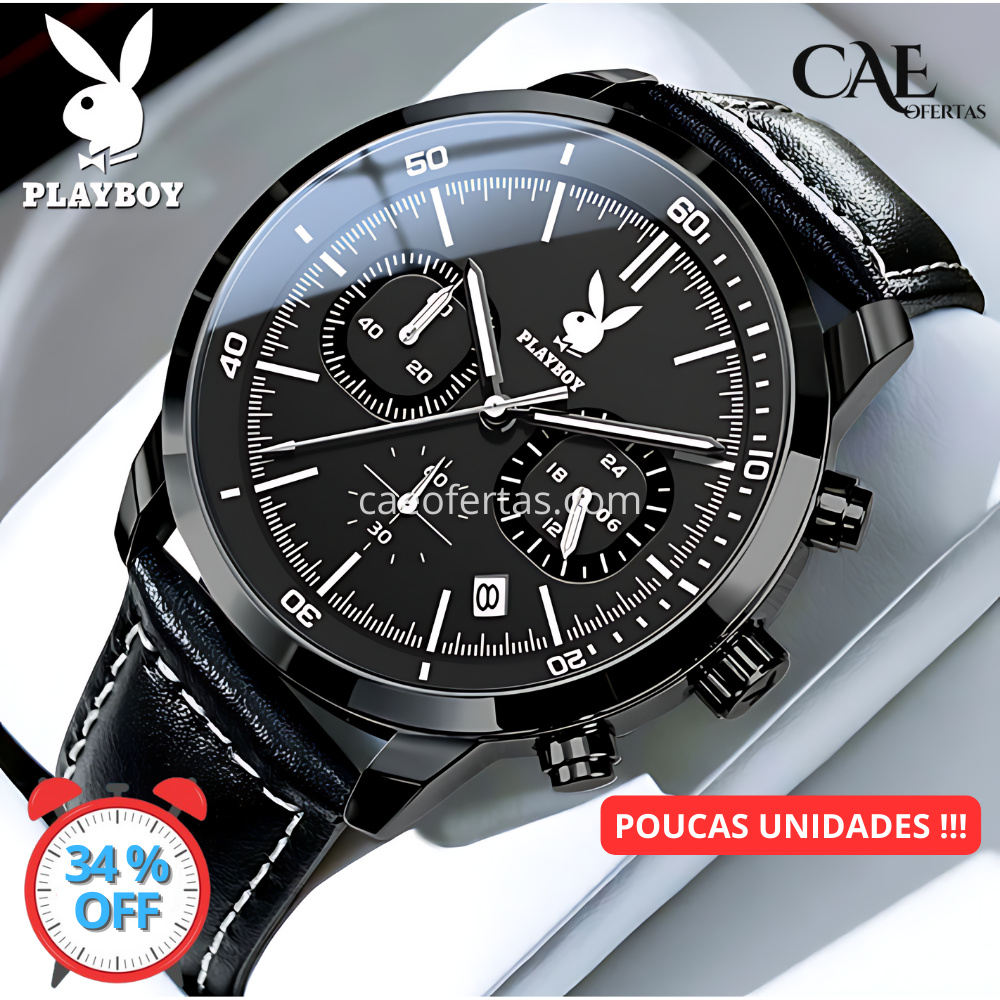 Relógio Playboy - Estilo e sofisticação !