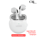 Lenovo LivePods HT38 TWS Bluetooth Fone De Ouvido Mini Fones De Ouvido Sem Fio Com Microfone Para iPhone Xiaomi Sport À Prova D'Água 9D Stere Fone De Ouvido