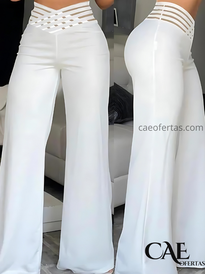 Calça perna larga para mulheres - estilosa, versátil e confortável