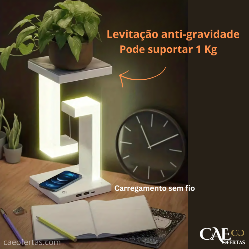 Luz de mesa e carregador - Torne seu ambiente agradável !