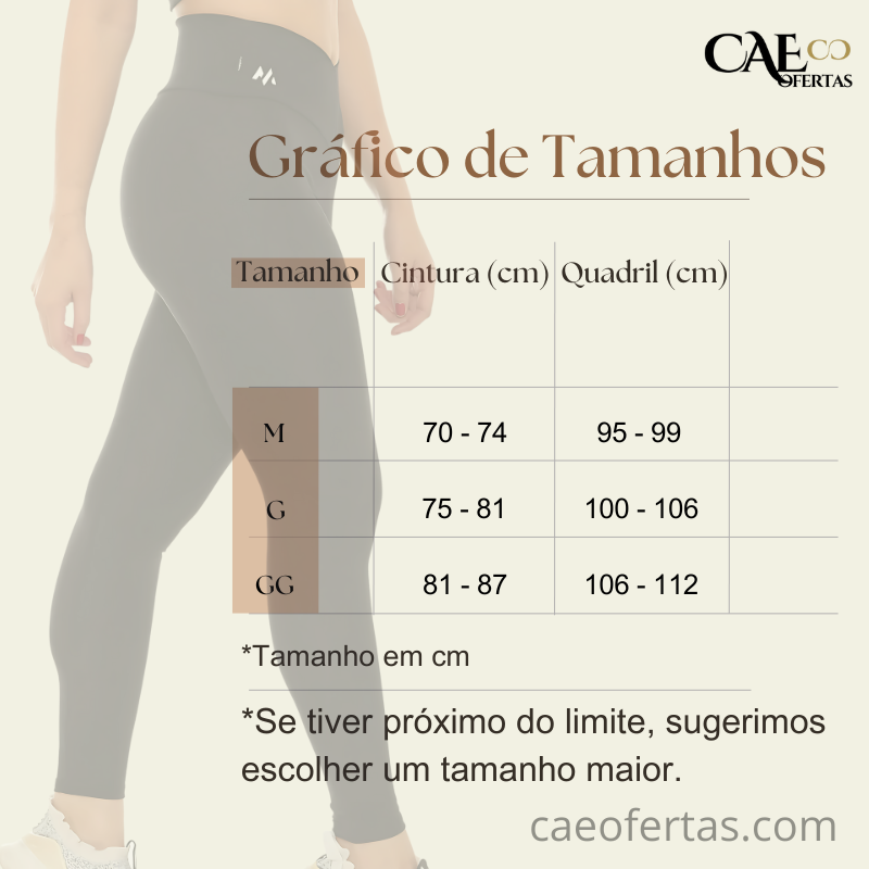 Calça Legging Blackout - Sempre confortável !